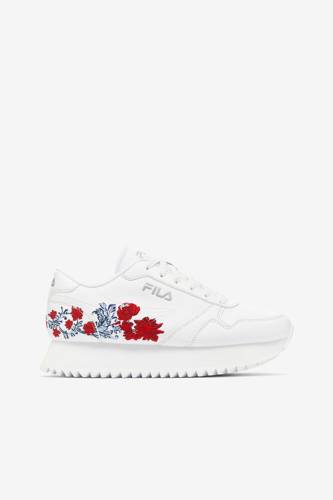 Fila Sneakers Orbit Flower Womens White - India VLM-123780